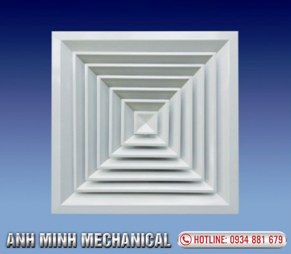 Cửa gió khuếch tán vuông